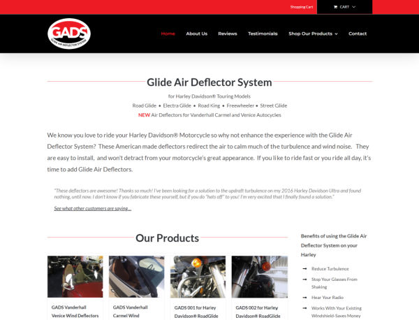 Glide Air Defector System