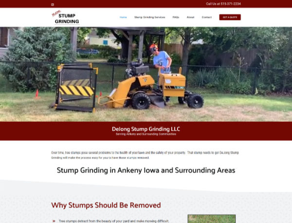 DeJong STump Grainding