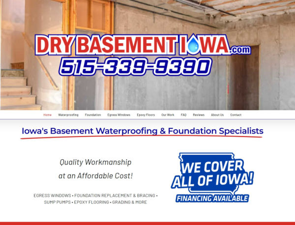 Dry Basement Iowa